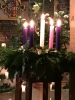Our Christmas Candles on Christmas Day