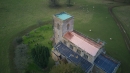 View of completed Nave from drone